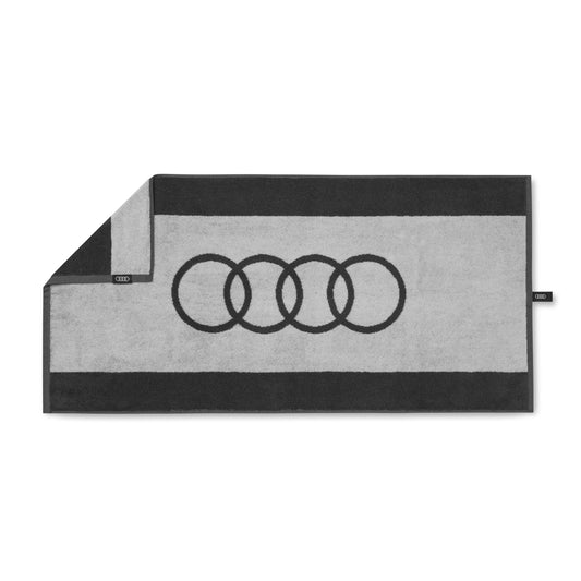 Audi Badehandtuch, dunkelgrau, 80x150cm