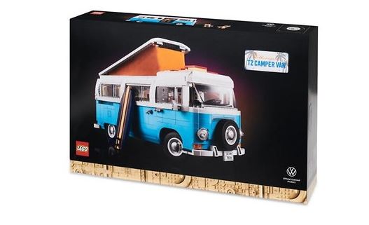 Spielzeug Lego®, T2 Camping, Hellblau/Weiss, Heritage Kollektion